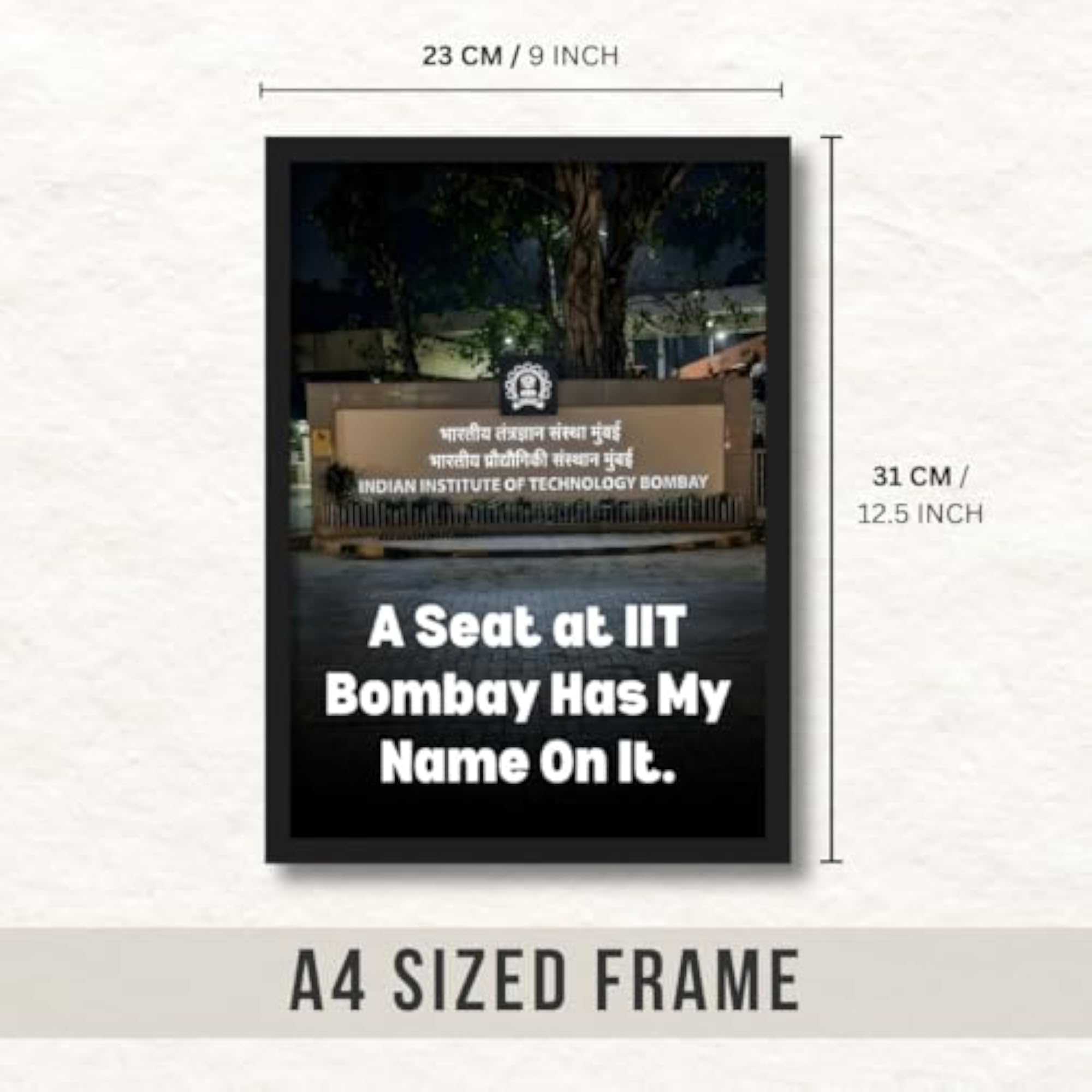 IIT Bombay Wall Frame Poster
